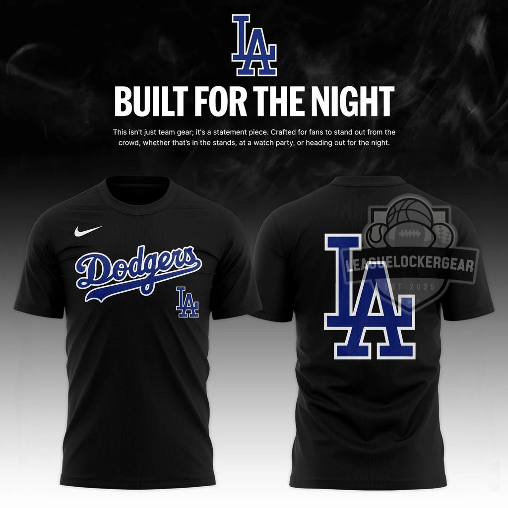 Los Angeles Dodgers 2026 Fashion Black Out T-shirt