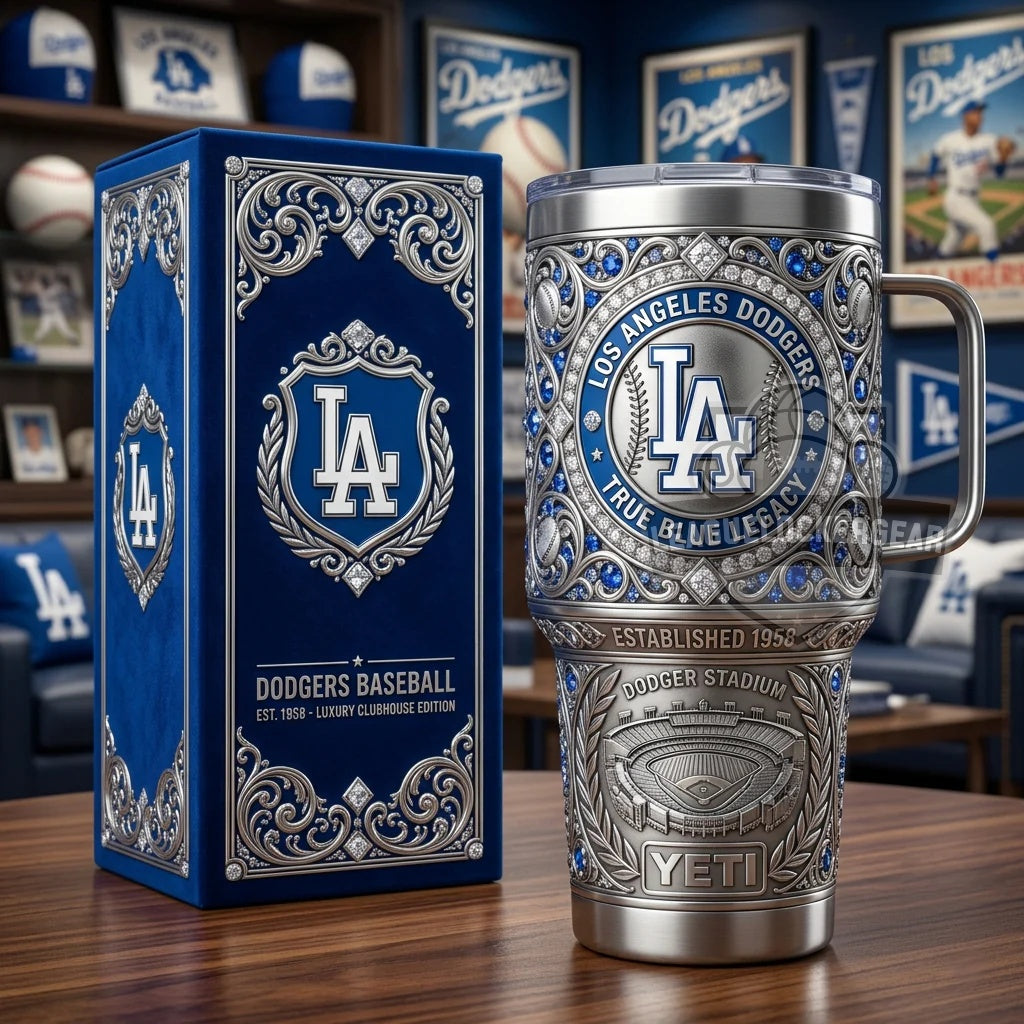 Los Angeles Dodgers Luxury Clubhouse Edition Established 1958 Tumbler