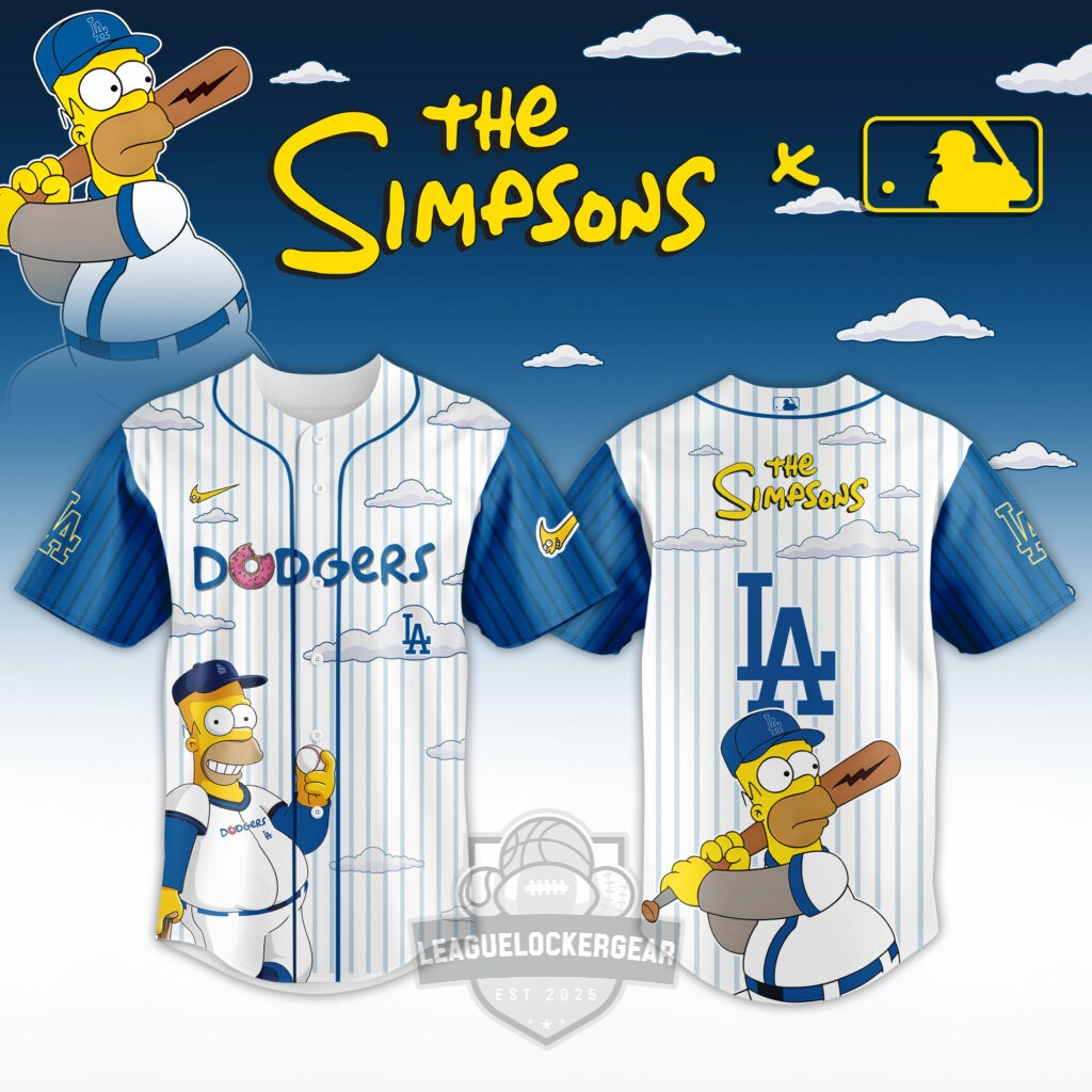 All Team MLB The Simpsons Baseball Jersey