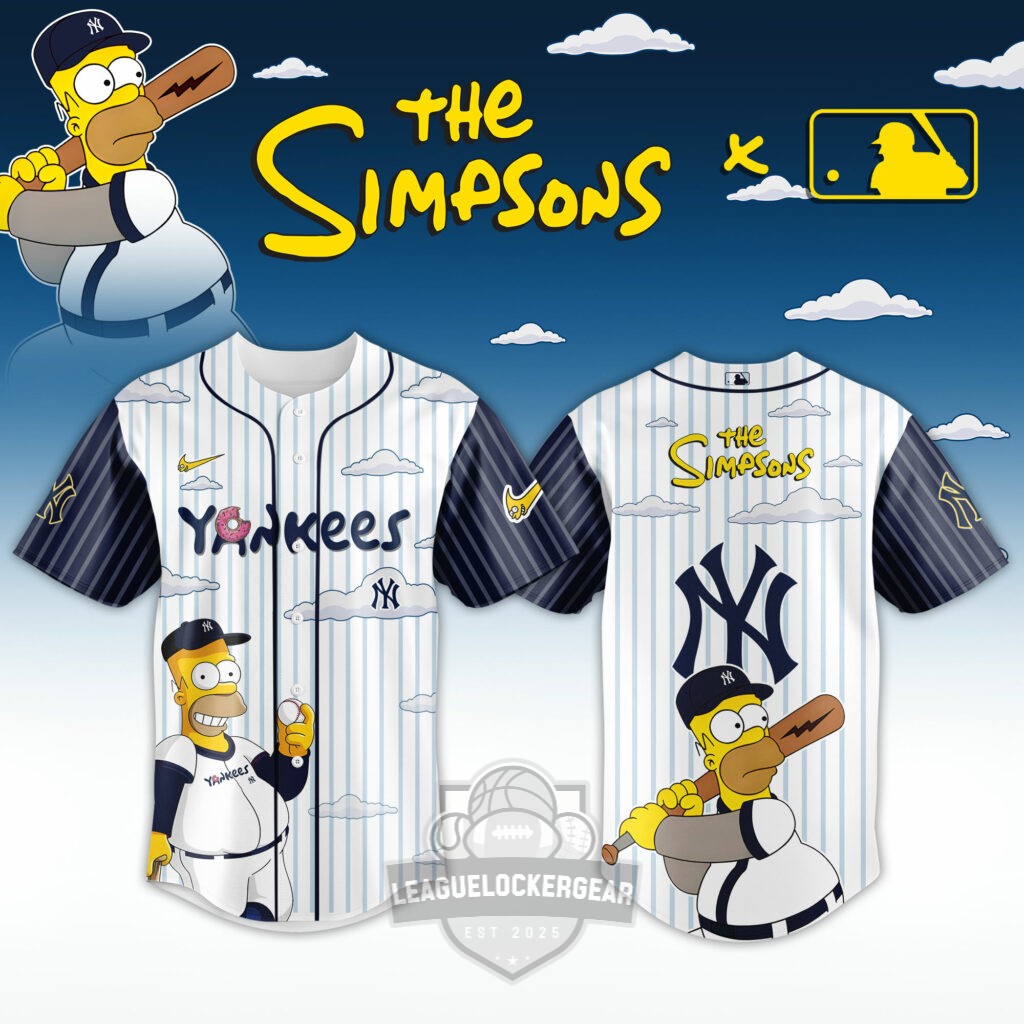 All Team MLB The Simpsons Baseball Jersey