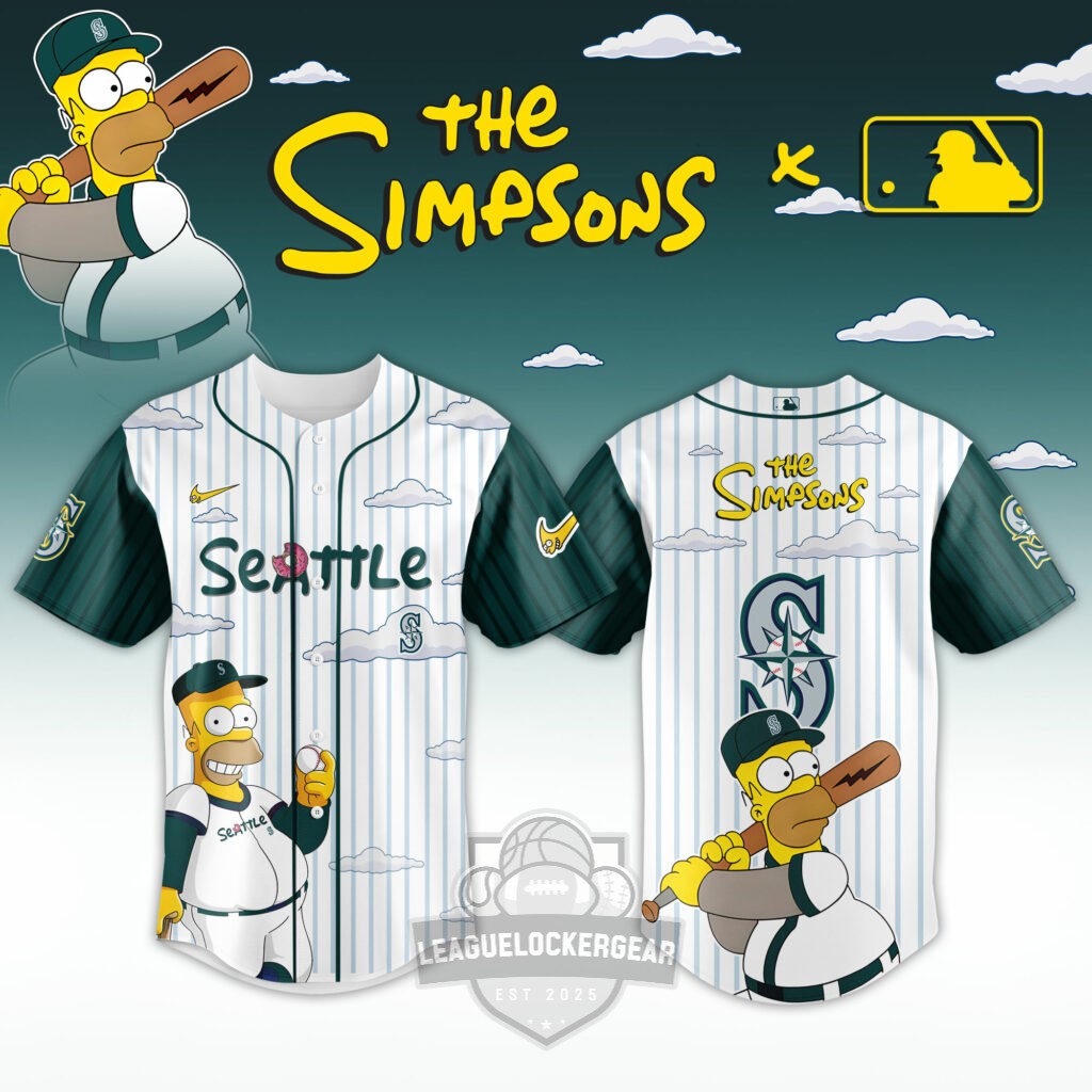 All Team MLB The Simpsons Baseball Jersey