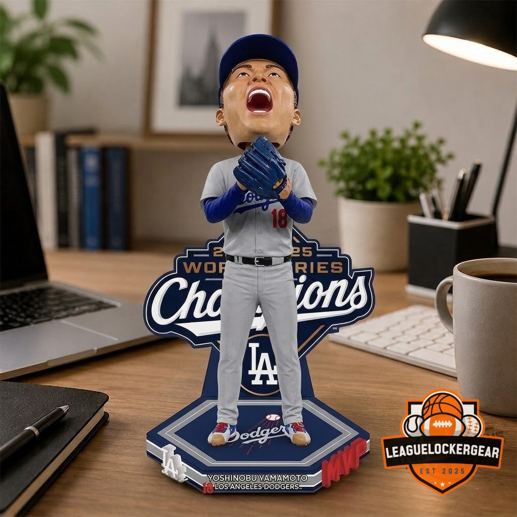 Yoshinobu Yamamoto World Series 2025 Champions MVP Bobblehead