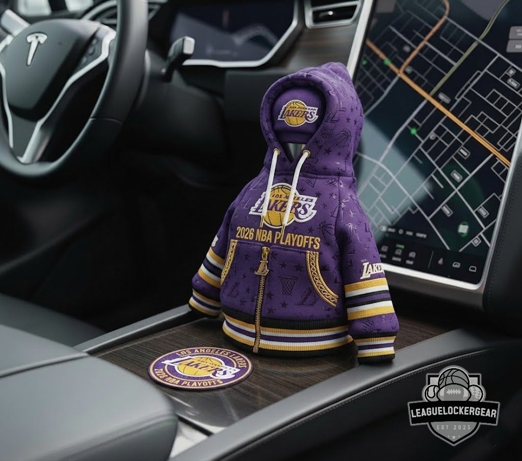 Los Angeles Lakers 2026 NBA Playoffs Car Gear Shift Hoodie