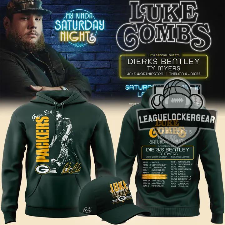 Luke Combs My Kinda Saturday Night Tour Dates 2025 Hoodie