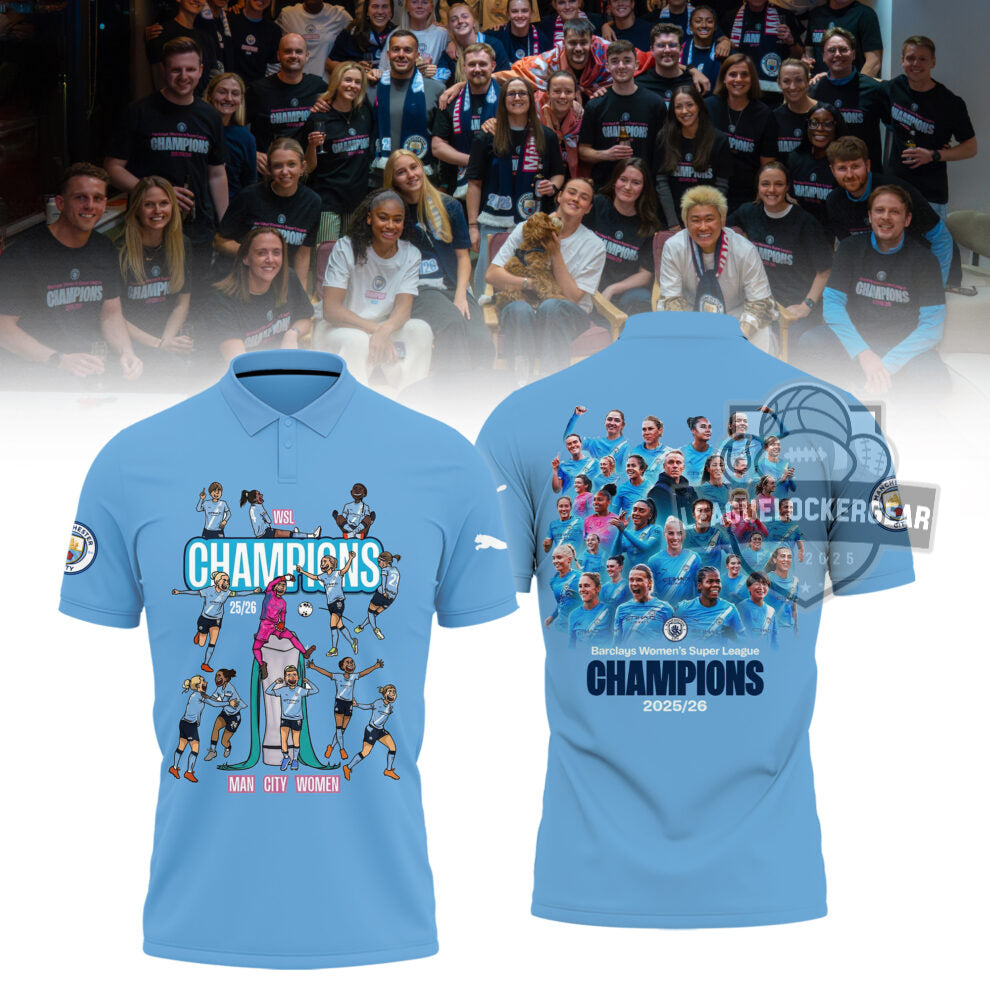 Manchester City WLS Champions 25/26 Shirt