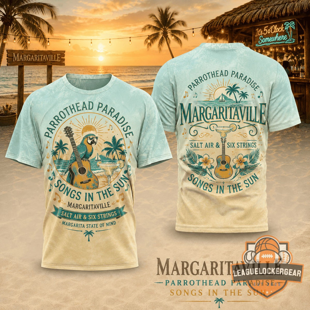 Margaritaville Parrothead Songs In The Sun T-Shirt