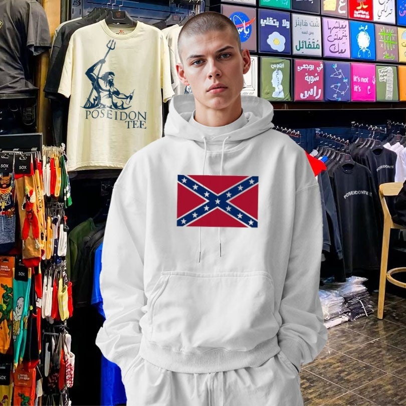Mark Lee Confederate Rebel Flag Raglan T-shirt