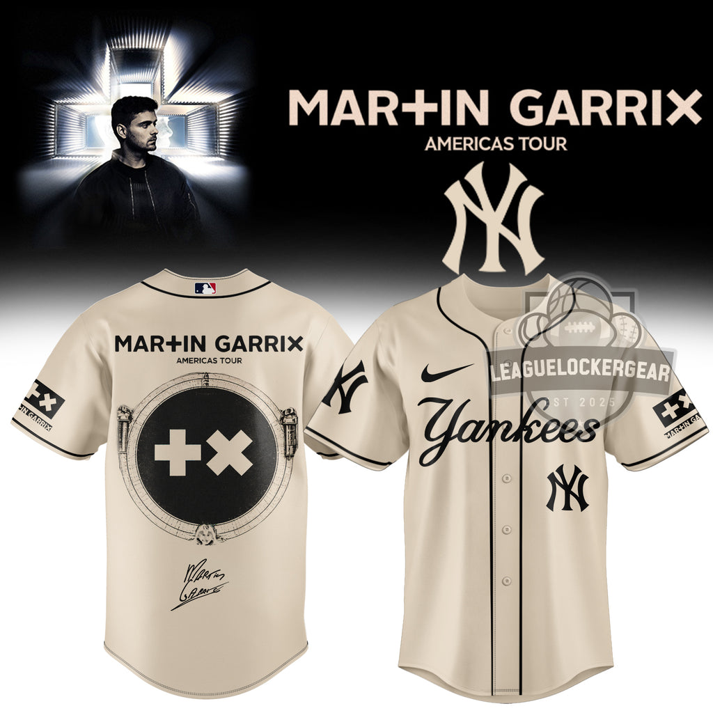 Martin Garrix Los Angeles Dodgers Americas Tour Baseball Jersey