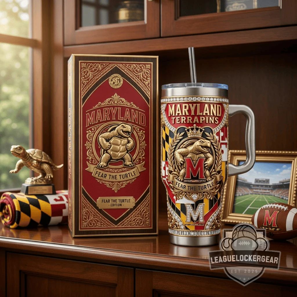 Maryland Terrapins Fear The Turtle Tumbler With Handle