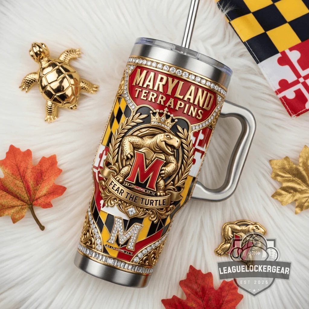 Maryland Terrapins Fear The Turtle Tumbler With Handle