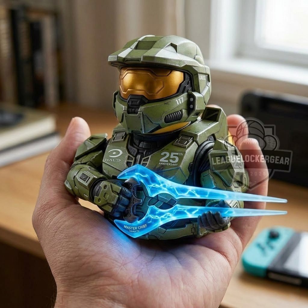 Master Chief Halo 25th Anniversary Duck Figure