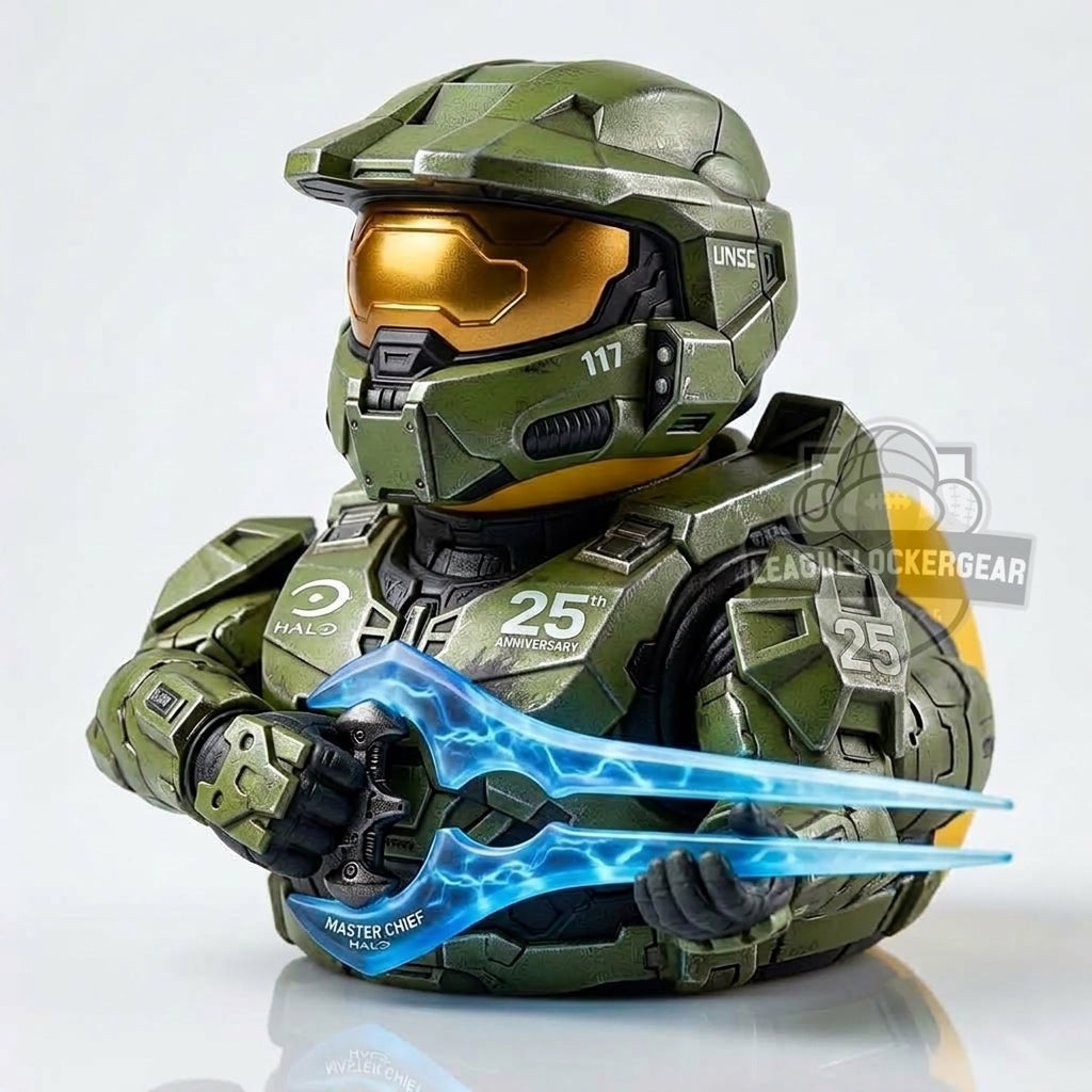 Master Chief Halo 25th Anniversary Duck Figure