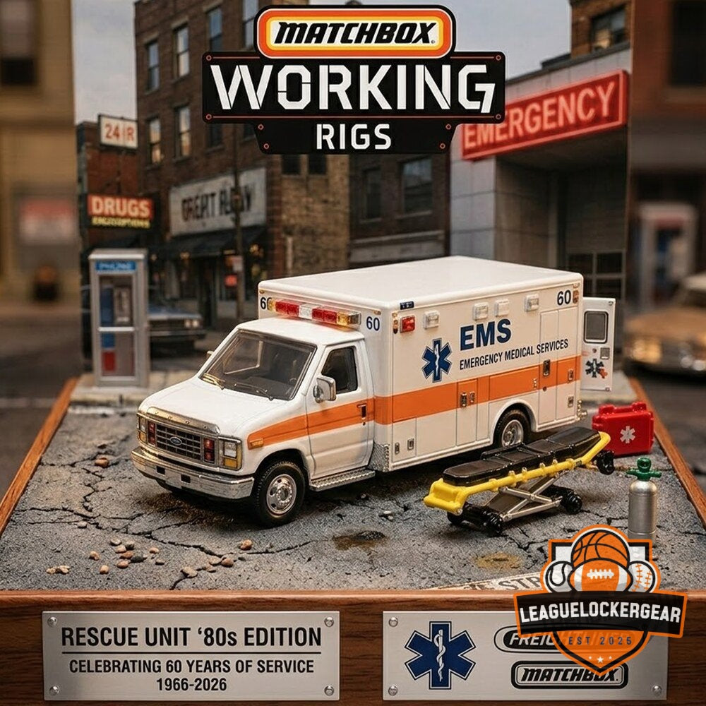 Matchbox Working Rigs EMS 60th Anniversary Hot Wheels Die-cast Car