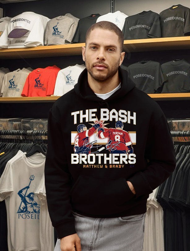 Matthew & Brady Tkachuk The Bash Brothers T-shirt