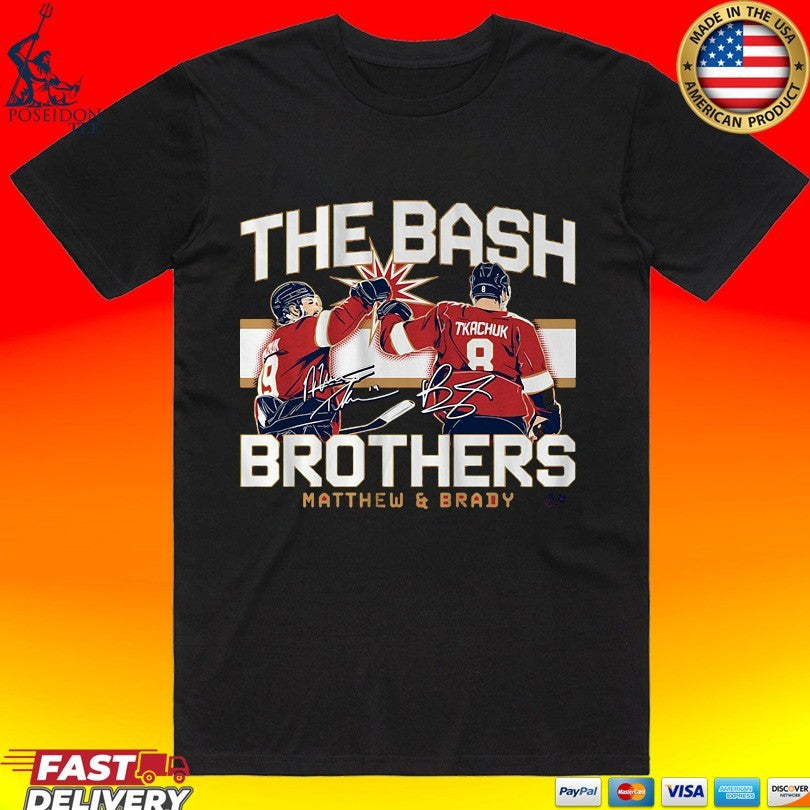 Matthew & Brady Tkachuk The Bash Brothers T-shirt