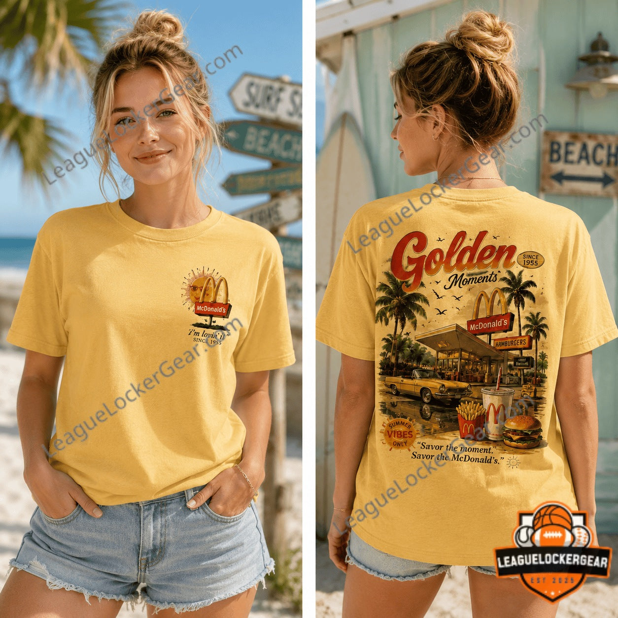 McDonald’s Golden Moments Vintage Summer T-Shirt