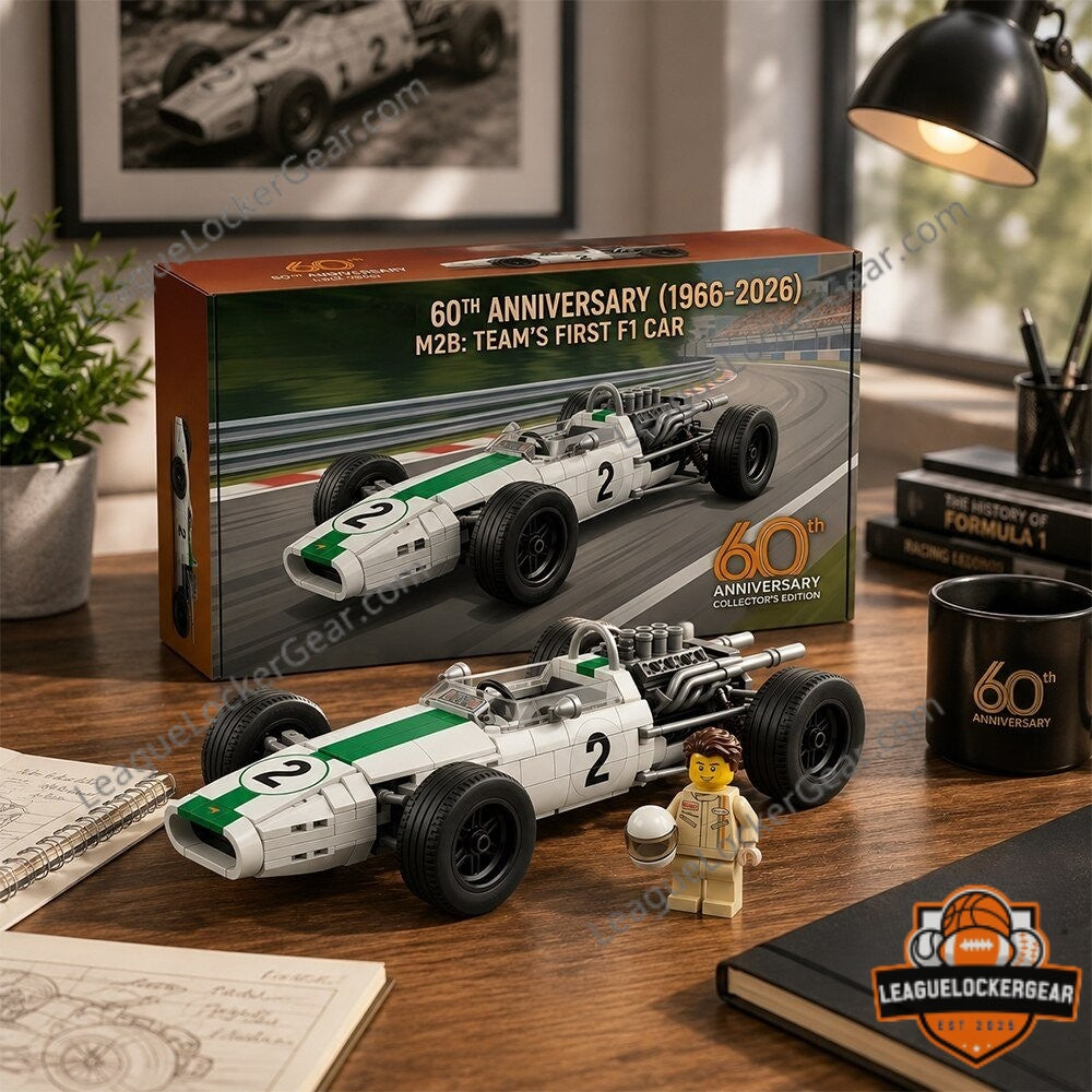 McLaren Racing 60th Anniversary M2B 1966 Team’s First F1 Car Building Blocks Set
