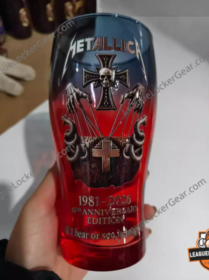 Metallica 45th Anniversary Master of Puppets Edition Pint Glass