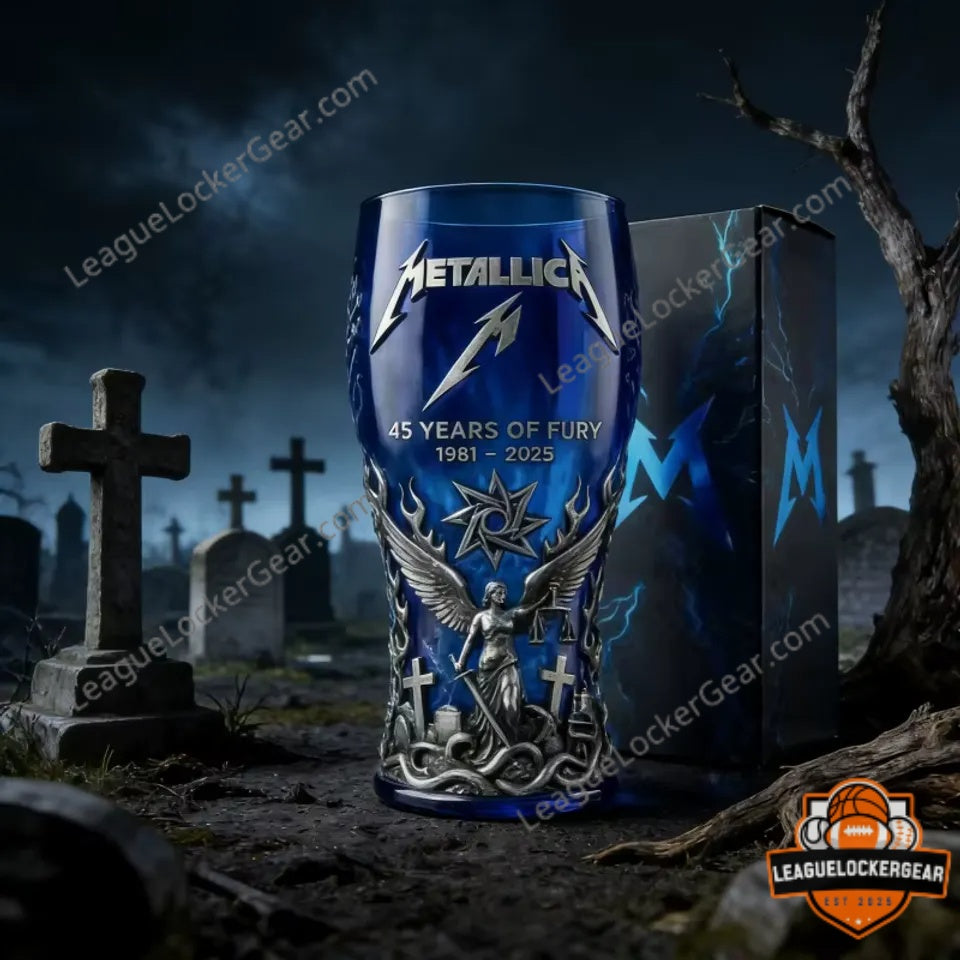 Metallica 45th Anniversary Master of Puppets Edition Pint Glass