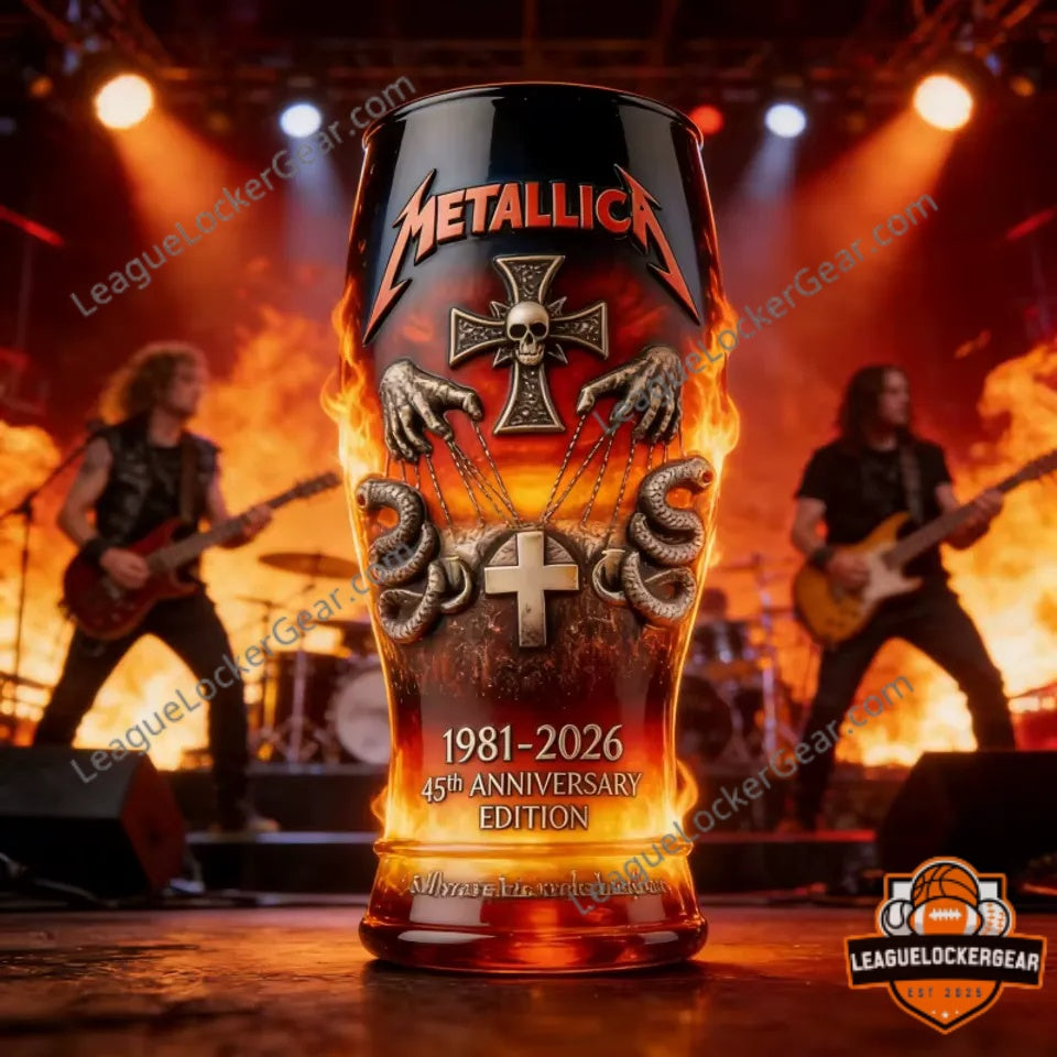 Metallica 45th Anniversary Master of Puppets Edition Pint Glass
