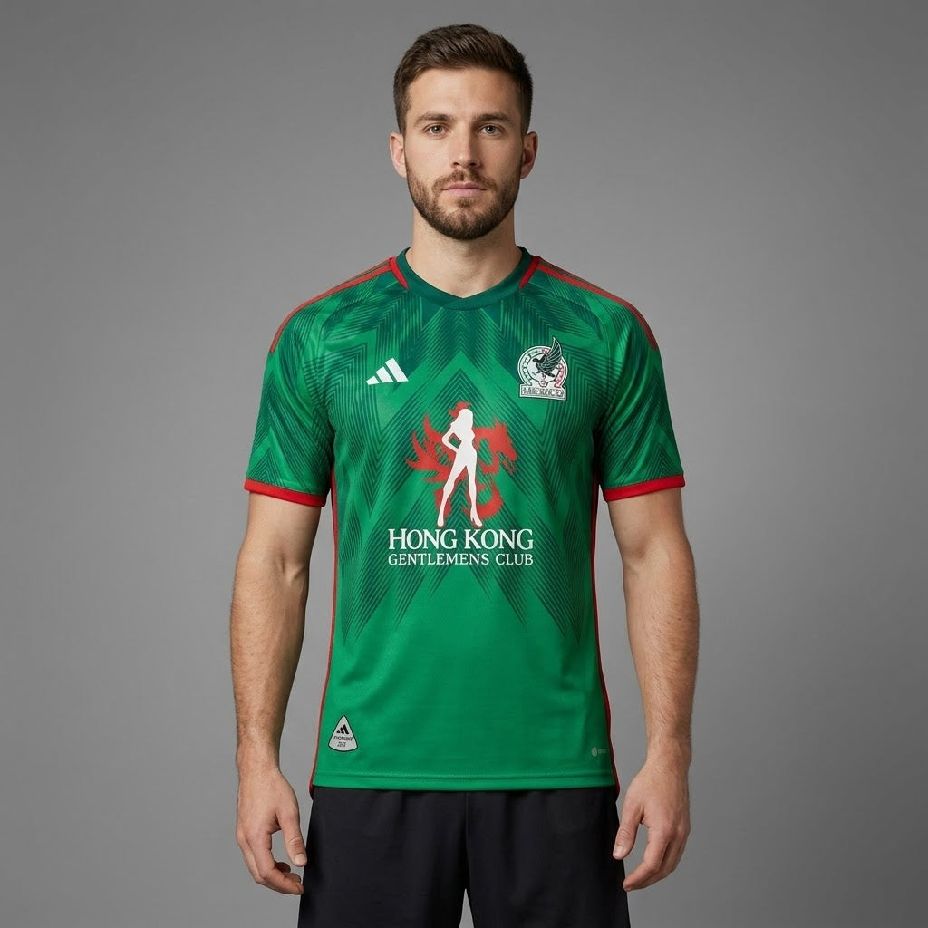 Mexico National Football Team Hong Kong Gentlemens Club Soccer Jersey