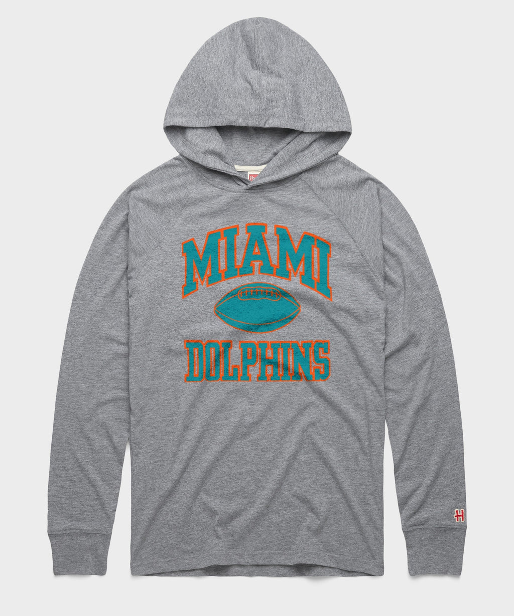 Miami Dolphins Gridiron Lightweight Hoodie