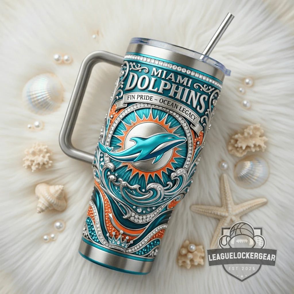 Miami Dolphins Ocean Dynasty Edition 40oz Tumbler