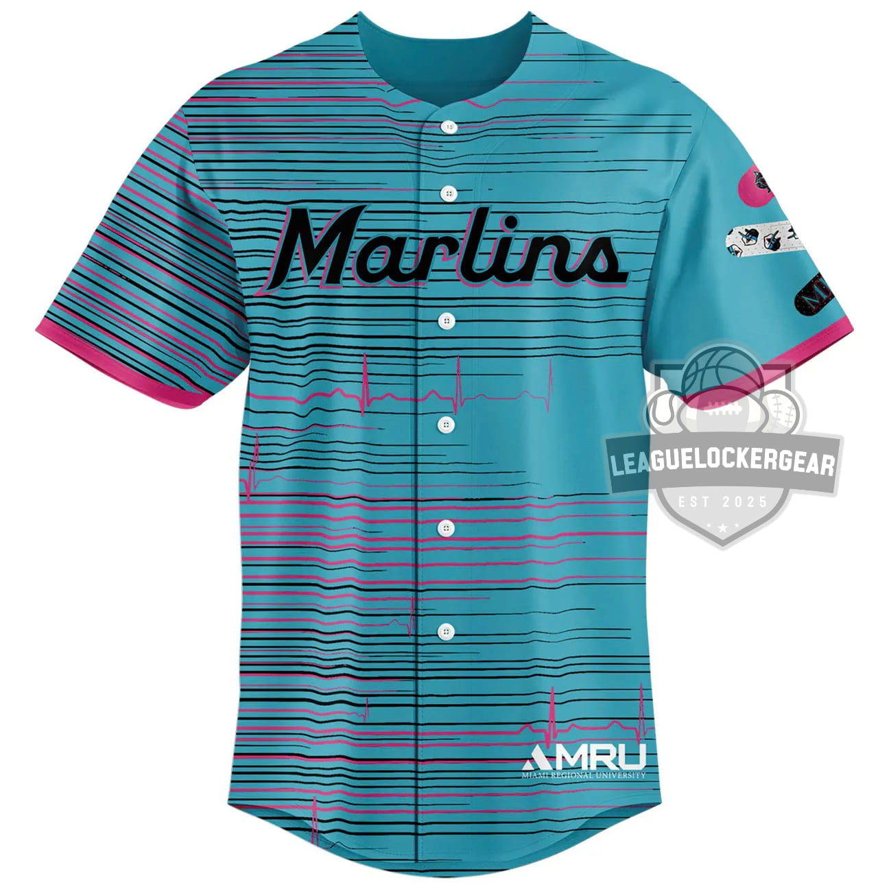 Miami Marlins Nurse Appreciation Baseball Jersey