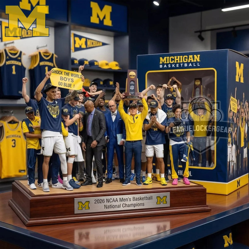 Michigan Wolverines 2026 NCAA Men’s Basketball National Champions Acrylic Plaque