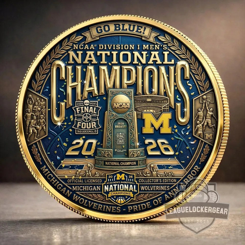 Michigan Wolverines 2026 NCAA Men’s National Champions Collector’s Coin