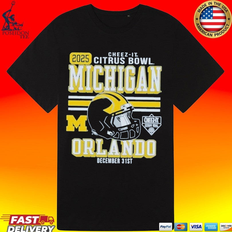 Michigan Wolverines Football Cheez-it Citrus Bowl T-shirt