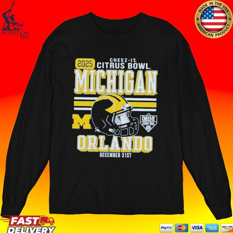 Michigan Wolverines Football Cheez-it Citrus Bowl T-shirt