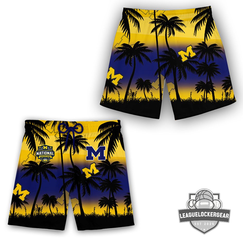 Michigan Wolverines Men’s Basketball 2026 National Champions Hawaiian Shirt