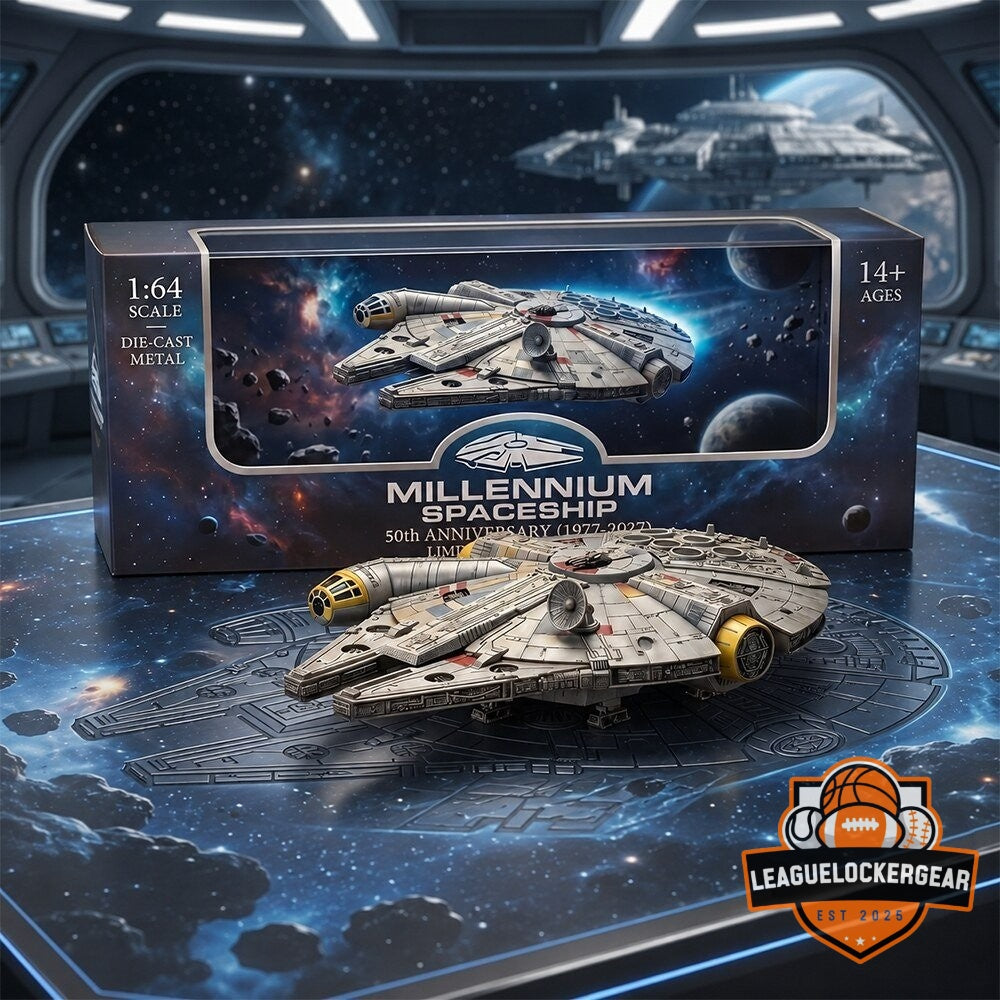 Millennium Spaceship 50th Anniversary (1977-2027) Die-Cast Metal Model
