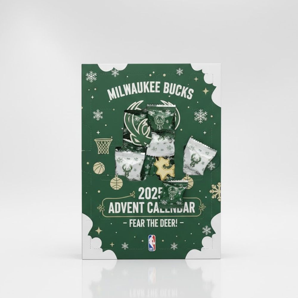 Milwaukee Bucks 2025 Advent Calendar – Fear the Deer NBA Collectible Gift Set