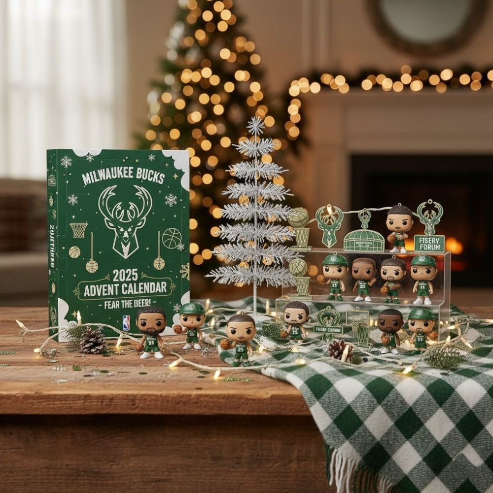 Milwaukee Bucks 2025 Advent Calendar – Fear the Deer NBA Collectible Gift Set