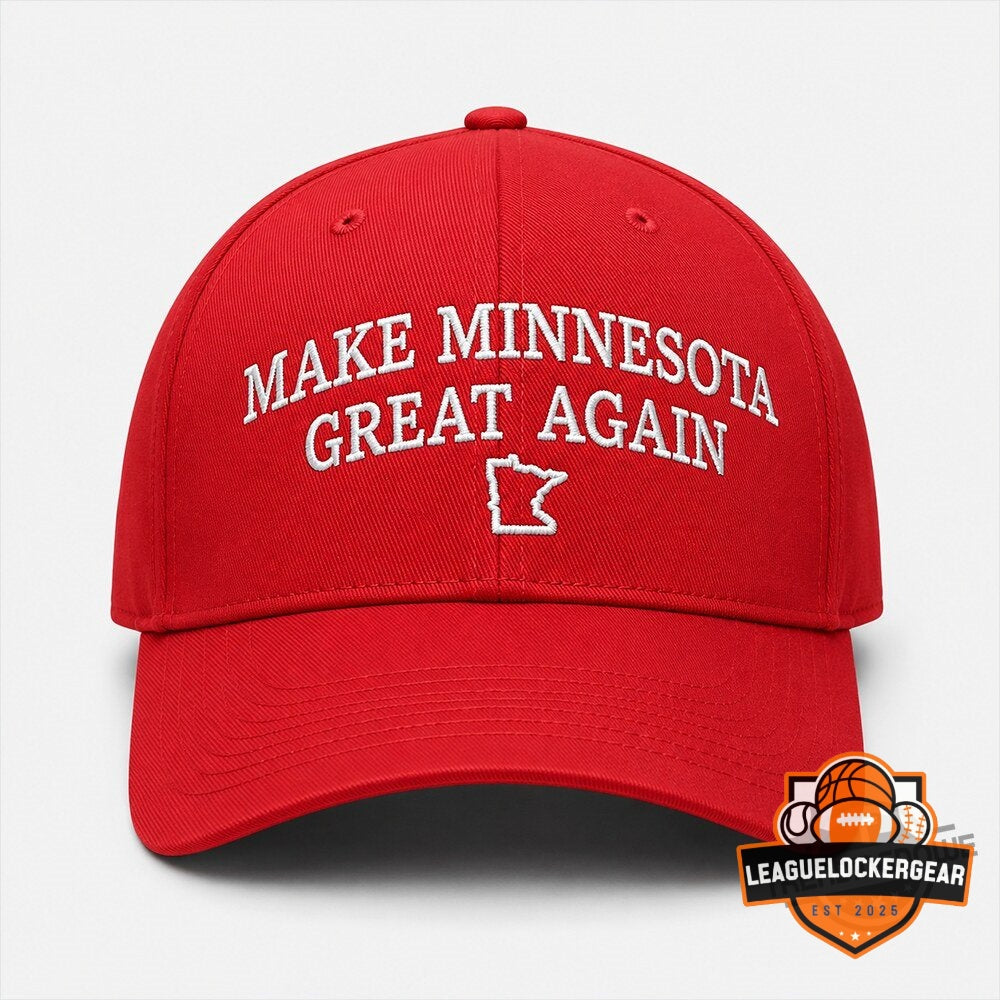 Make Minnesota Great Again Slogan 2026 Baseball Cap