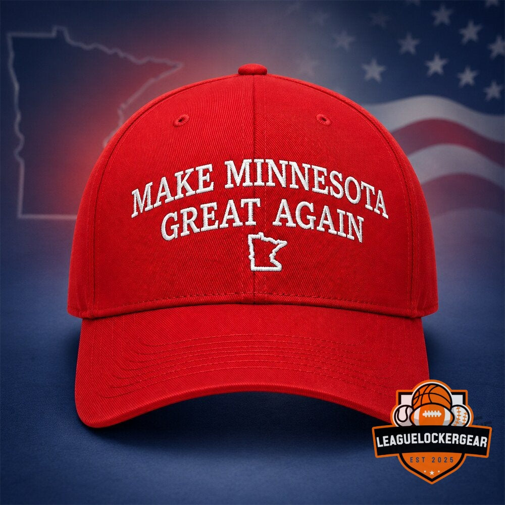 Make Minnesota Great Again Slogan 2026 Baseball Cap