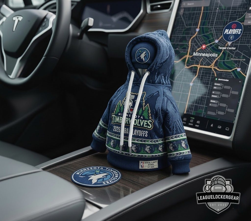 Minnesota Timberwolves 2026 NBA Playoffs Car Gear Shift Hoodie