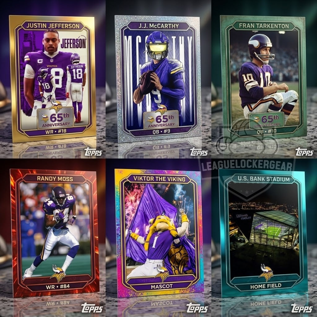 Minnesota Vikings 65th Anniversary Trading Cards
