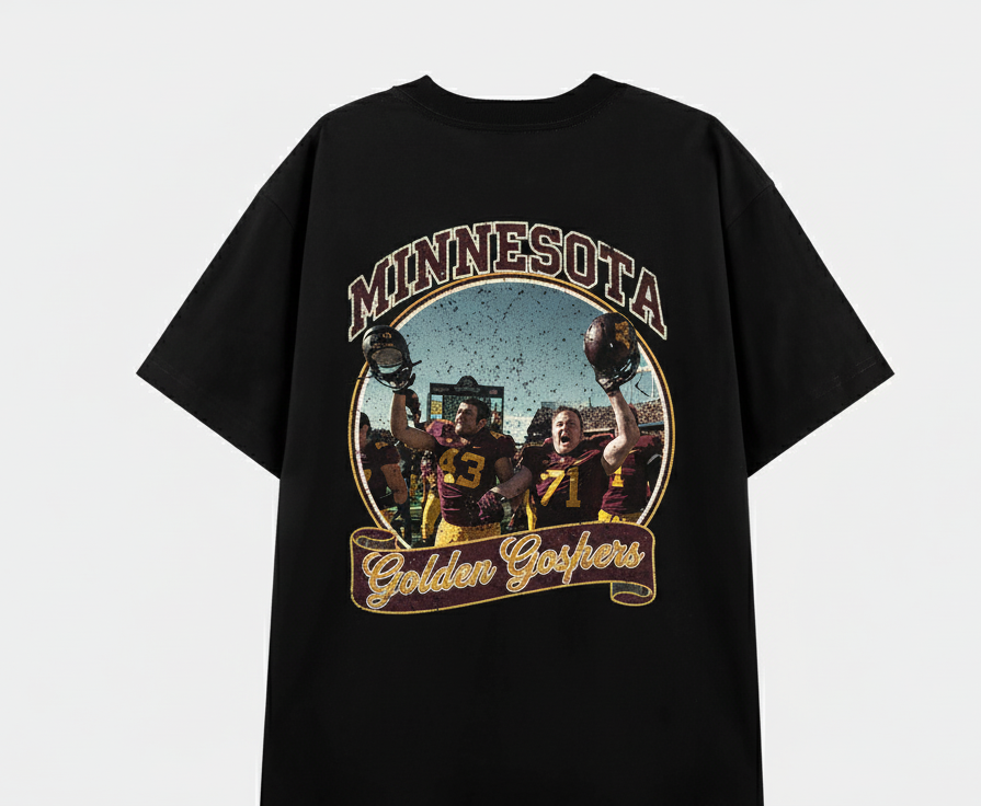 Minnesota Golden Gophers Retro Football Fan T-Shirt – Vintage Style