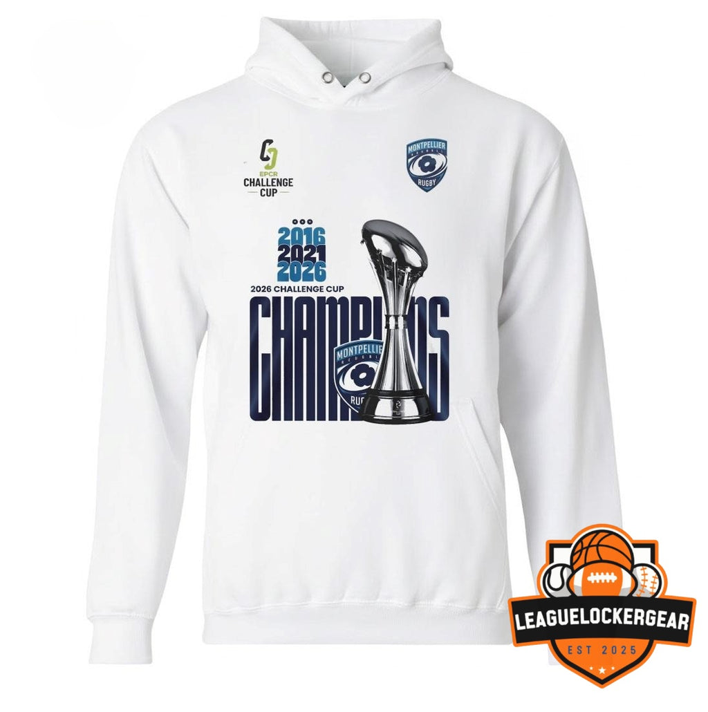 Montpellier Hérault Rugby EPCR Challenge Cup Champions T-Shirt