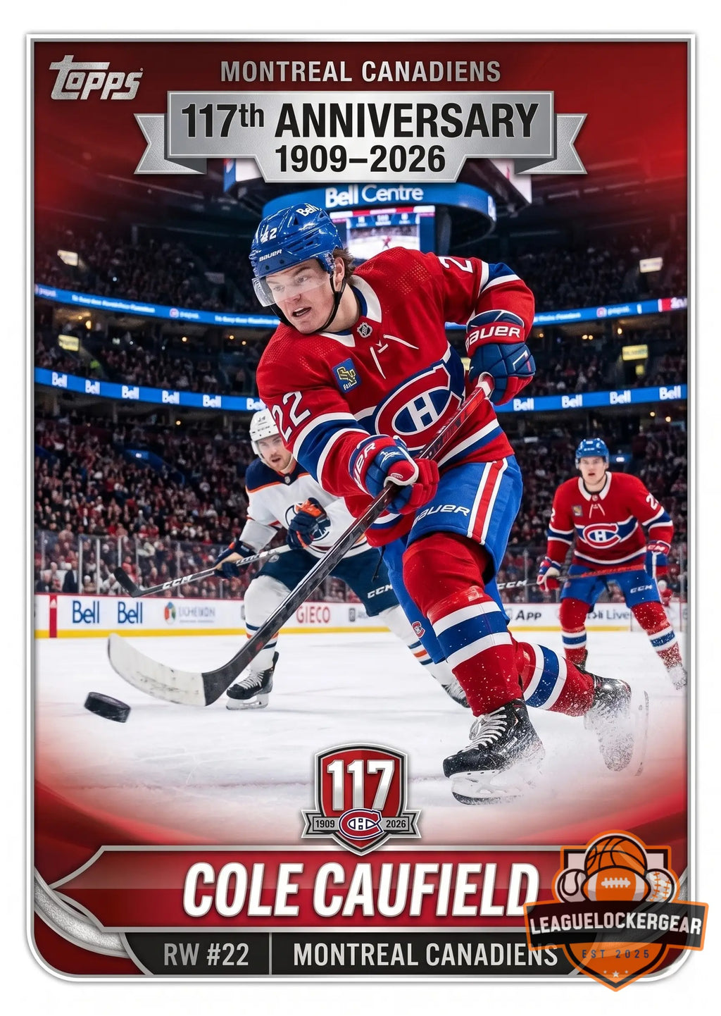 Montreal Canadiens 117th Anniversary Trading Cards
