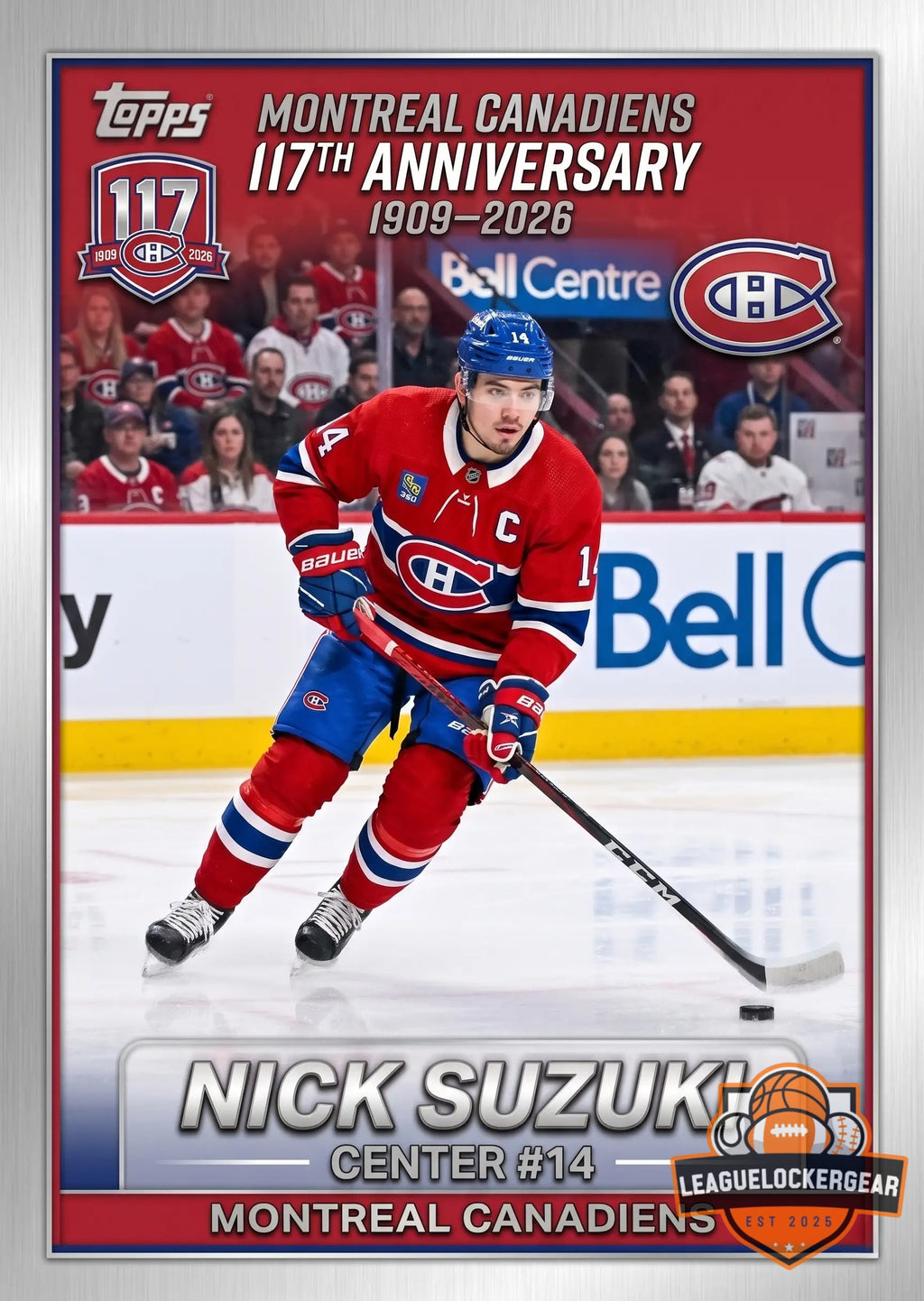 Montreal Canadiens 117th Anniversary Trading Cards