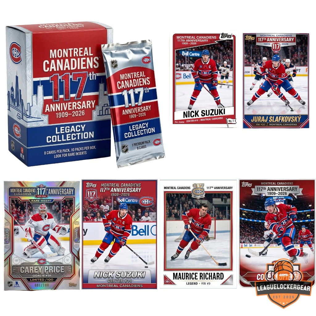 Montreal Canadiens 117th Anniversary Trading Cards