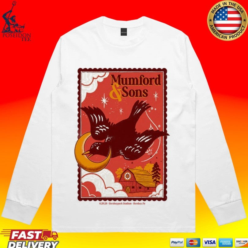 Mumford And Sons In Hershey Pa On June 20 2026 T-shirt