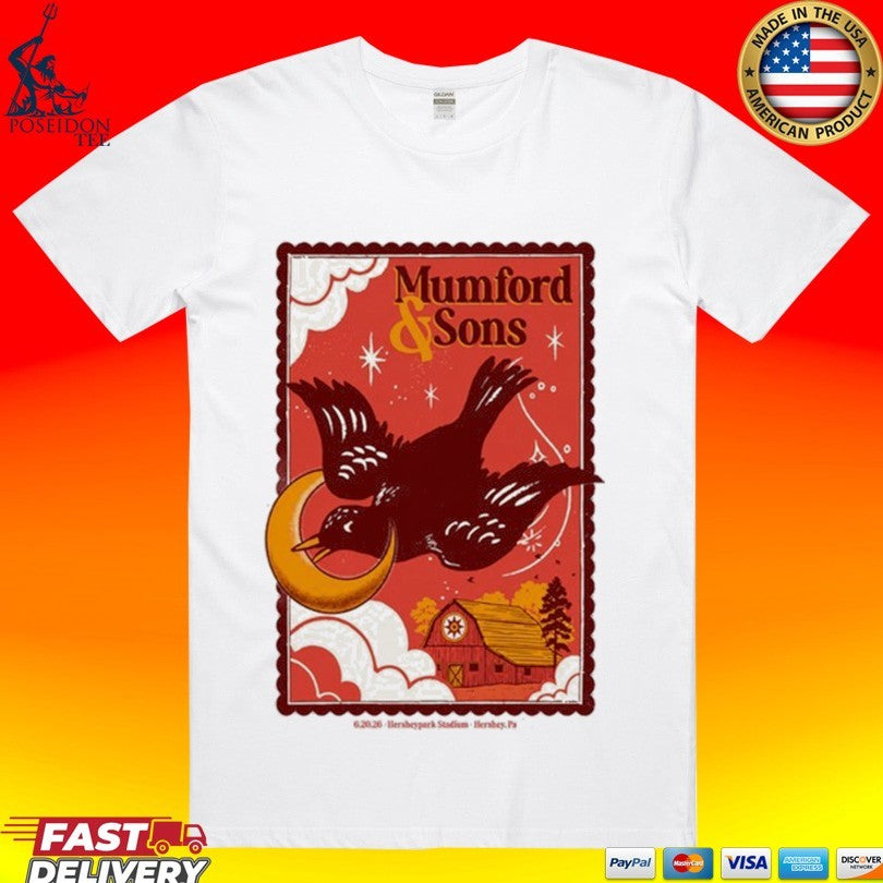 Mumford And Sons In Hershey Pa On June 20 2026 T-shirt