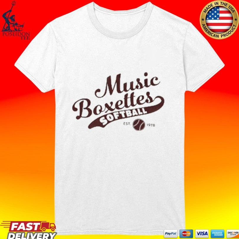 Music Box Softball Music Boxettes Raglan T-shirt