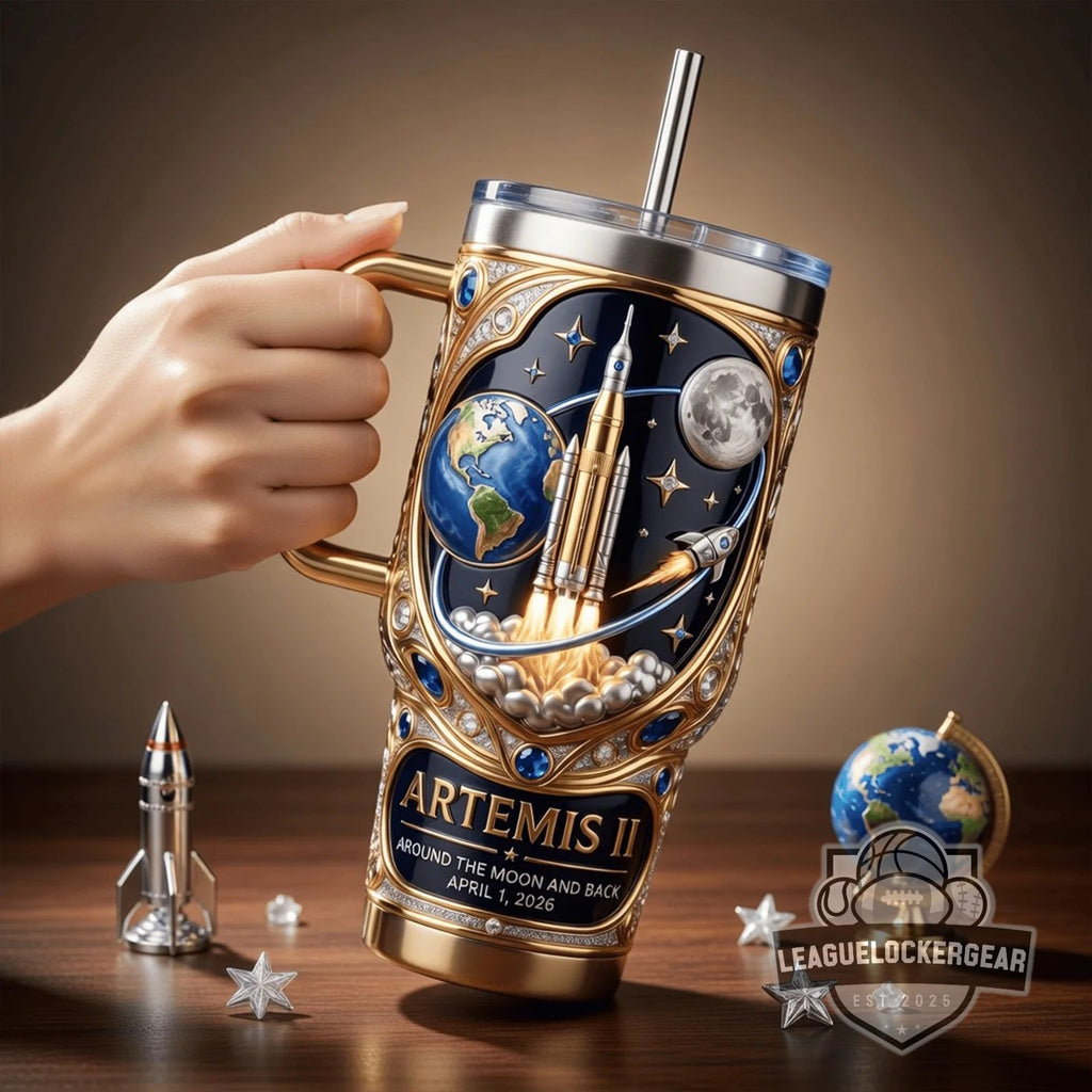 NASA Artemis II Around The Moon And Back 2026 Tumbler