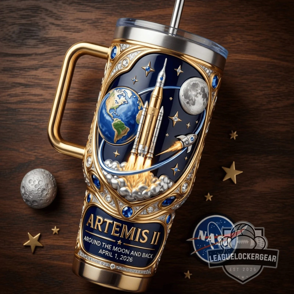NASA Artemis II Around The Moon And Back 2026 Tumbler